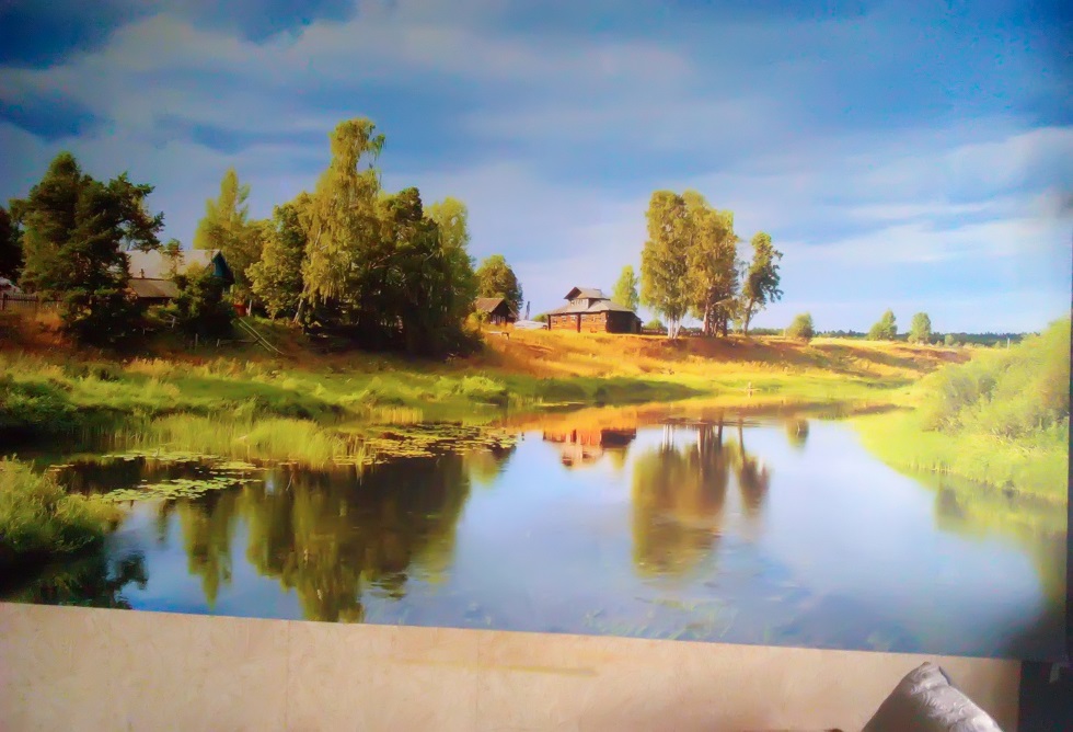 фотообои на обои. Готовый вариант