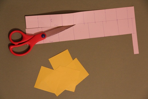 Коктейльные зонтики из бумаги. Режим бумагу ножницами