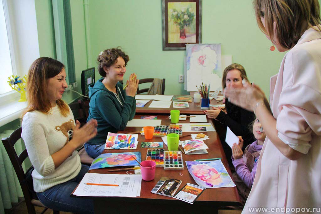 Фотоотчет Мастер-класс Акварельная роза 2